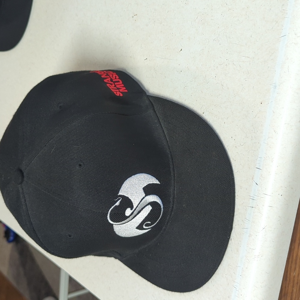 Strange music fitted hat